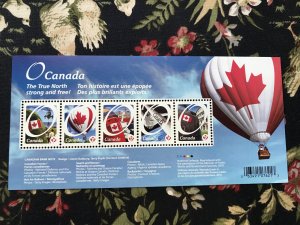 Canada 2011 Souvenir Sheet 2418 Canadian Pride – O Canada MNH