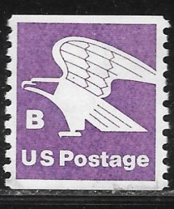 USA 1820: (18c) B Coil, single, MNH, F-VF