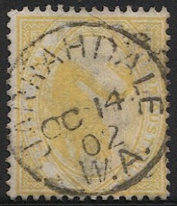 Western Australia 1899  Sc 74  2d Swan Used VF, SOTN JARRAHDALE postmark/cancel