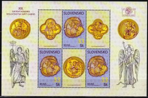 Slovakia 2008 Archaeological finds from Bonja Copper Mi.585 Sheet MNH