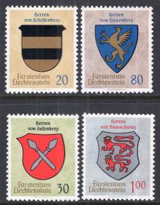 Liechtenstein 396-399 MNH VF