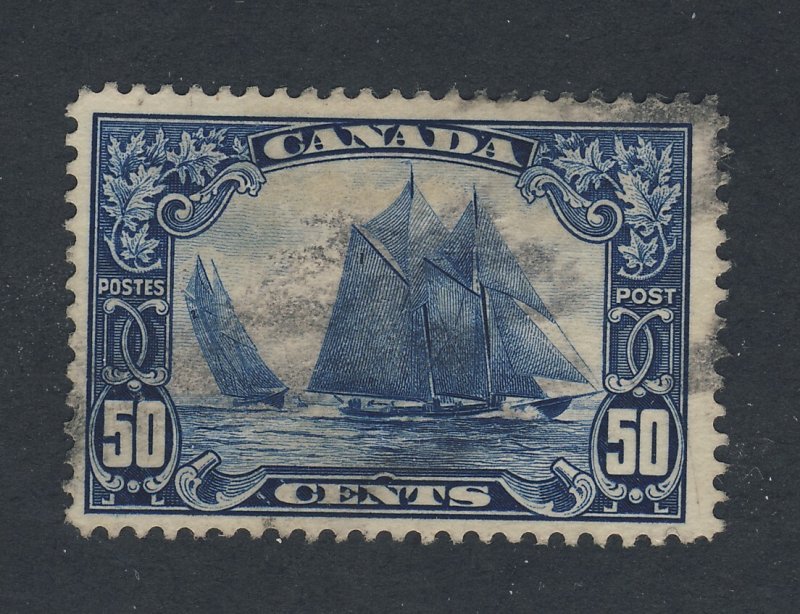 Canada Bluenose Stamp; #158-50c Used F/VF Guide Value = $75.00