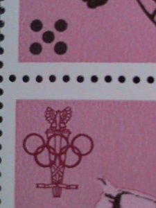 POLAND-1984 SUMMER OLYMPIC GAMES-HORSE RIDING CTO  BLOCK VF SCOTT UNLISTED-