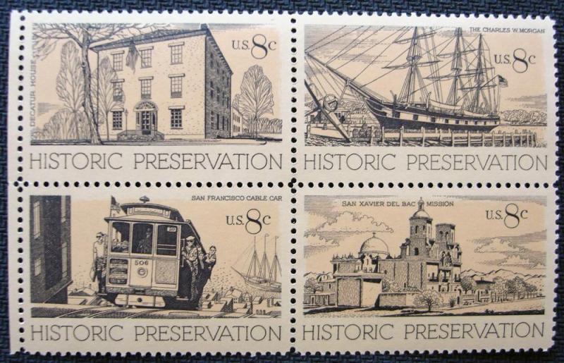 US #1440-1443 (1443a) MNH Block of 4 SCV $.70 L10