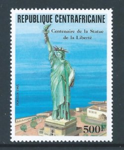 Central African Rep. #728 NH Statue of Liberty Centenary