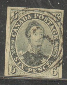 Canada #5 VF-XF Used Imperf C$1600.00