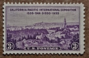 United States #773 3c California Pacific International Exposition MNG (1935)