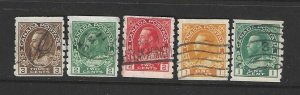 Canada 125-129 Used SC:$13.90