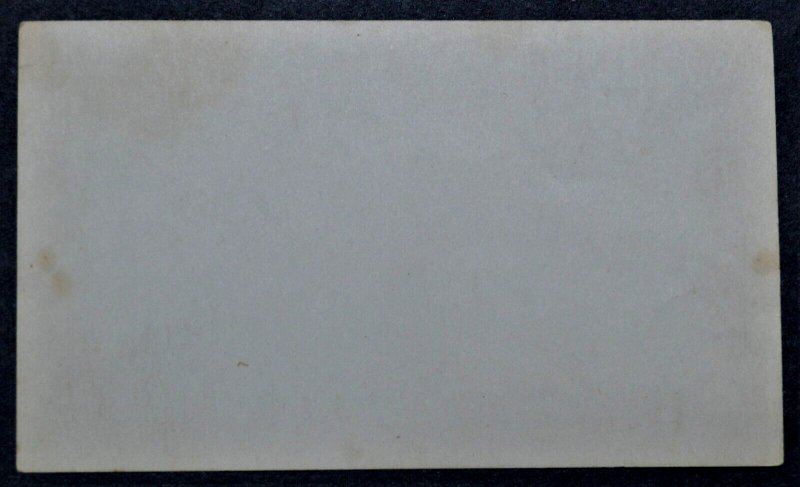 1910 US Sc. #UX22 postal card, mint, fair shape with toning, discoloration 