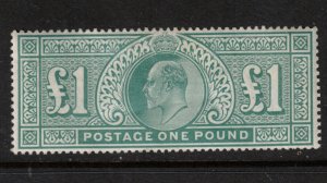 Great Britain #142 Very Fine Mint Full Original Gum Lightly Hinged