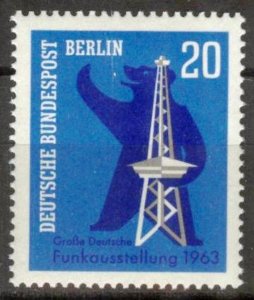 Berlin Germany 1963 Architecture Large German Radio Exhibition Bear MNH