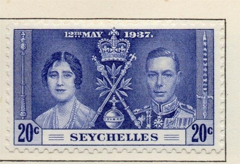 Seychelles 1937 Early Issue Fine Mint Hinged 20c. 205513