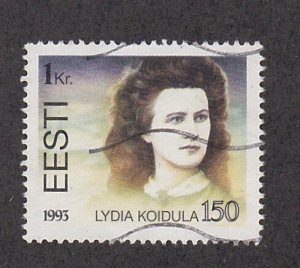 Estonia # 263, Lydia Koidula, Used,