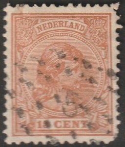 Netherlands 1894 Sc 45a used damaged corners