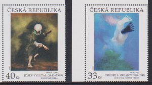 2020 Czech Republic Paintings (2) (Scott NA) MNH