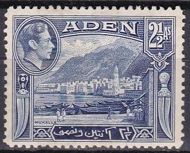 Aden 1939 Scott 21 King George VI & Mukalla MH