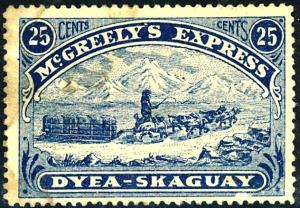 McGreely's Express Label 25c Small thin