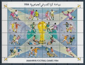 [110961] 1984 Sport soccer Football Games Large souvenir sheet MNH