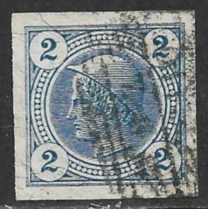 AUSTRIA 1899 2h Mercury Head Newspaper Stamp Sc P11 VFU