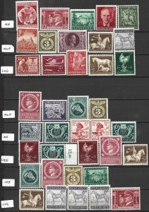 COLLECTION LOT 7865 GERMANY 38 SEMI POSTAL UNUSED STAMPS 1940+ CLEARANCE