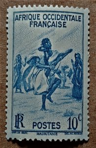 French West Africa #36 10c Rifle Dance MNH (1947)