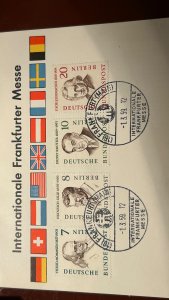 commemorative souvenir card (Gedenkblatt)