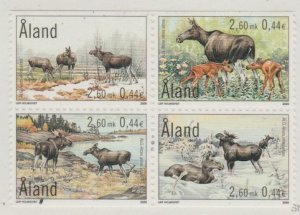 Aland - Finland Scott #165a Stamp  - Mint NH Block of 4