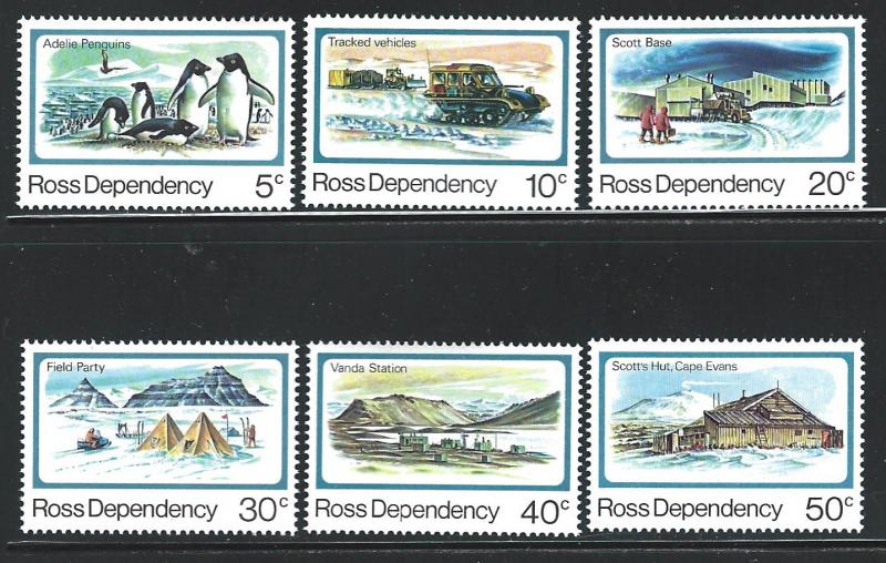 New Zealand Ross Dependency  MNH s.c.# L15 - L20