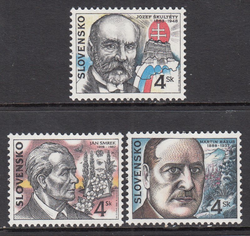 Slovakia 293-295 MNH VF