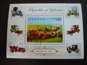Stamps - Liberia - Scott# C199 - CTO Souvenir Sheet