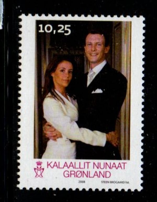 Greenland Sc 520 2008 Royal Wedding Prince Joachim stamp  mint NH