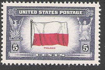 US Cat # 909, Poland, MNH*-