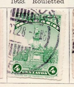 Mexico 1923 Early Issue Fine Used 4c. 170538