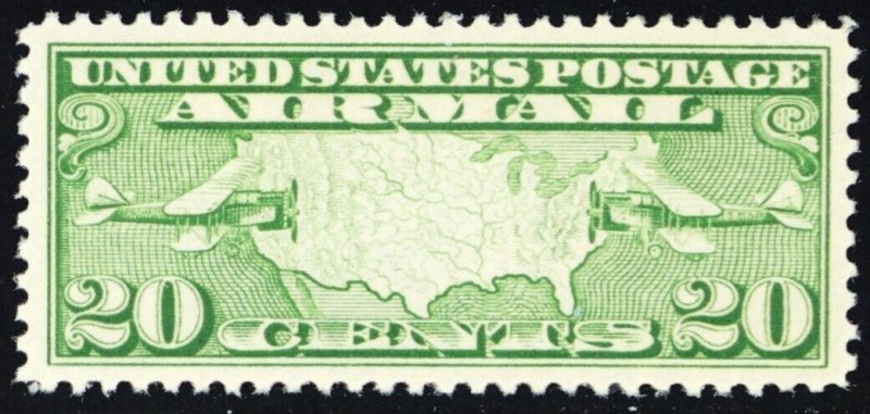 C9, Mint Superb NH 20¢ Post Office Fresh Stamp -* Stuart Katz