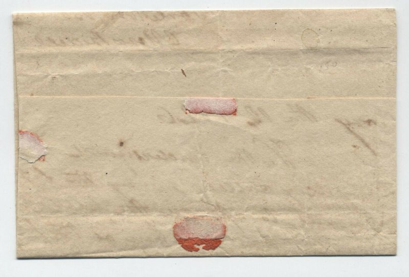 1826 Palmyra IL manuscript stampless folded letter R8 DPO[5806.803]