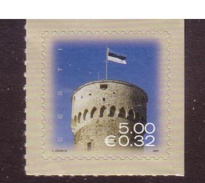 Estonia Sc559 2007 Pikk Herman Tower Euro stamp NH