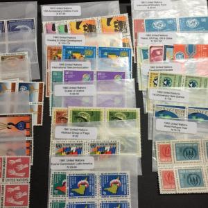 United Nation 1960's 35 Blocks of 4 MNH see photos