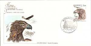 Monaco, Worldwide First Day Cover, Birds