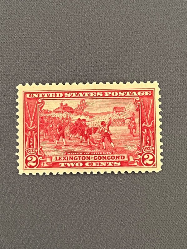 618, Lexington-Concord Issue, Mint OGNH, CV $18.00