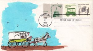 #2124//28 Buckboard - Ambulance Hilton FDC