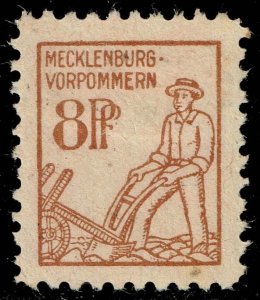 Germany DDR #12N8 Plowman; Unused