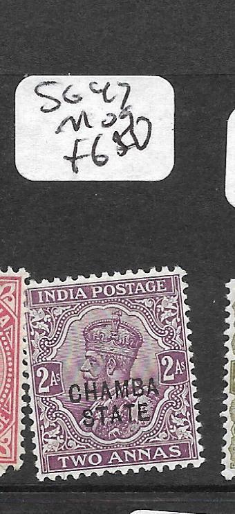 INDIA CHAMBA (P2809B) KGV 2A  SG 47  MOG