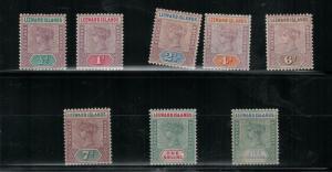 Leeward Islands 1890 SC 1-8 Mint SCV $229.00 Set