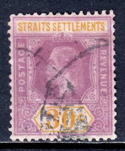 Straits Settlements - Scott #195a - Used - See description - SCV $60