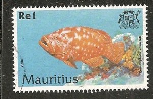 Mauritius  Scott 911   Fish    Used