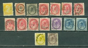 CANADA QV LOT of (16) CANCELLATIONS..SOME FAULTS