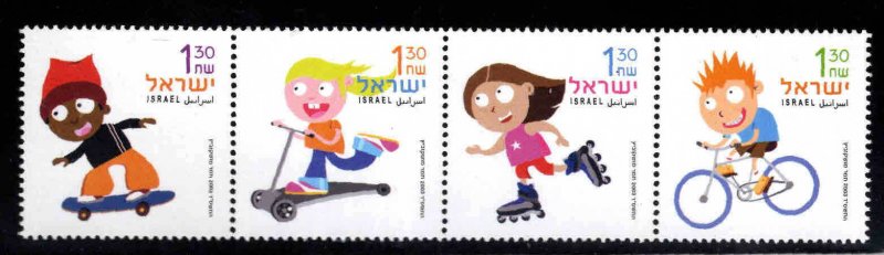 ISRAEL Scott 1546 MNH**  strip without tabs