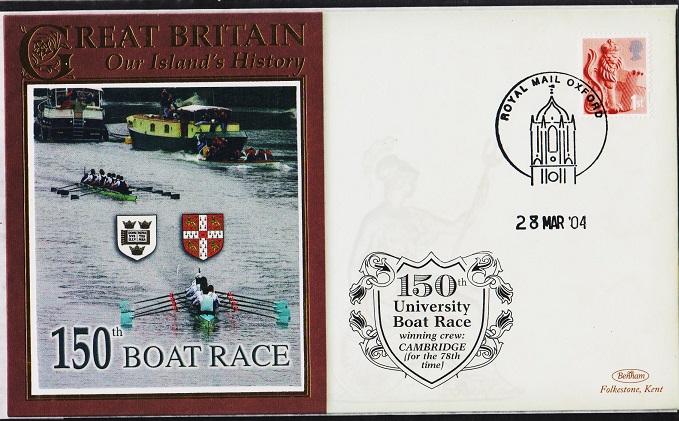 Great Britain.2004 FDC 150th Boat Race. Fine Used