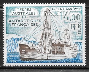 FSAT - Scott #171 Supply Ship Tottan, 1951 VF MNH