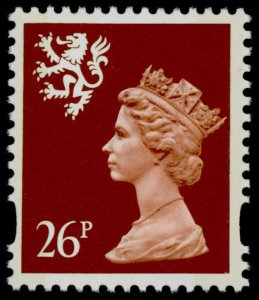 Great Britain - Scotland SMH66 MNH Queen Elizabeth Machin Head